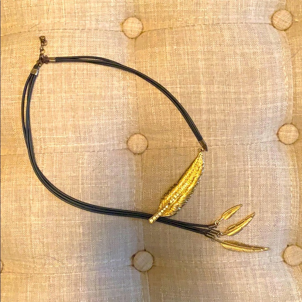Feather necklace